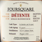 Foursquare Rum Distillery Détente by the fat rum pirate