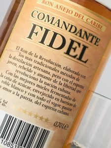 Comandante Fidel Ron Anejo del Caribe rum review by the fat rum pirate