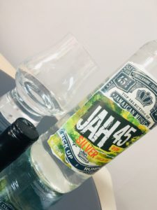 JAH45 Silver Rum Review by the fat rum pirate