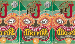 Old J 151 Overproof Spiced Rum Tiki Fire rum review by the fat rum pirate
