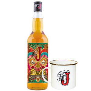 Old J 151 Overproof Spiced Rum Tiki Fire rum review by the fat rum pirate