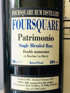 Foursquare Rum Distillery Patrimonio Rum Review by the fat rum pirate