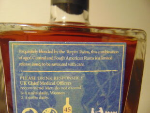 The Real Rum Co No1 Blend Cask Strength 13 Year Aged Rum review by the fat rum pirate
