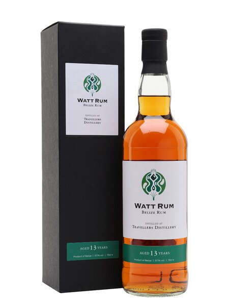 Watt Rum Belize Rum Distilled at Travellers Distillery Aged 13 Years rum review by the fat rum pirate